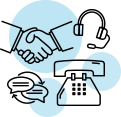 L’équipe commerciale et service client L’équipe commerciale et service client